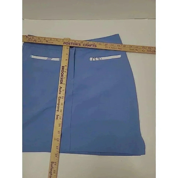Alulr Skort Women's Size 6 Blue Under Shorts Athletic Pockets - Picture 4 of 5